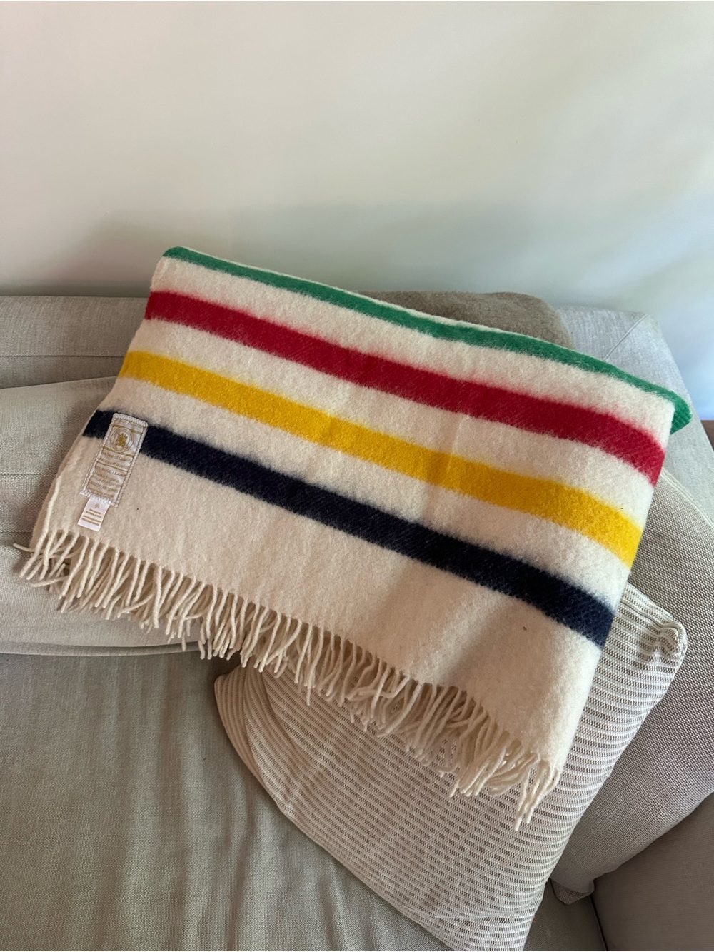 EUC Wool HBC Caribou Throw